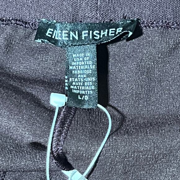 EILEEN FISHER WOMENS SIZE LARGE DRESS TAPERED ANKLE PANT PURPLE MINIMAL NEW - Picture 5 of 14